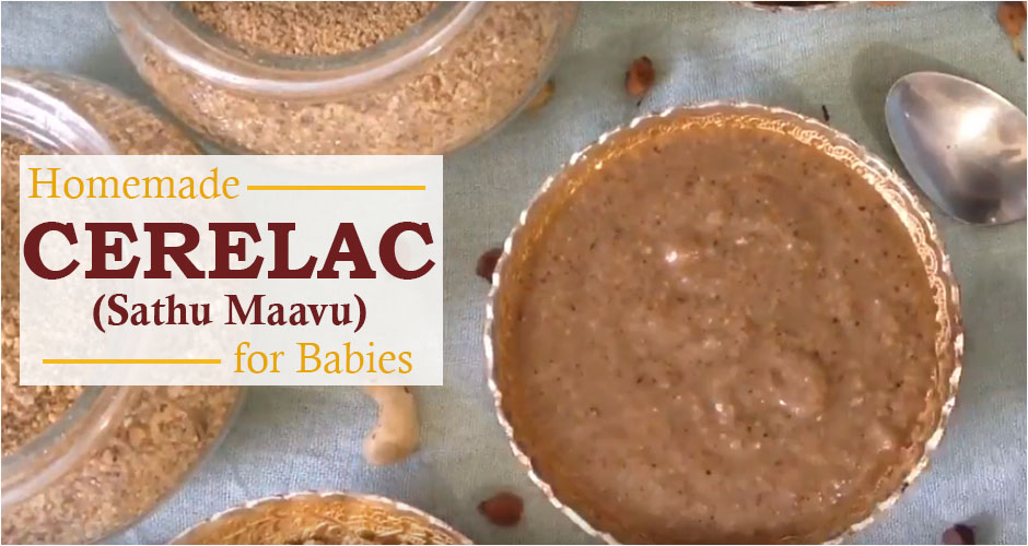 Homemade Cerelac (Sathu Maavu Recipe) For Babies