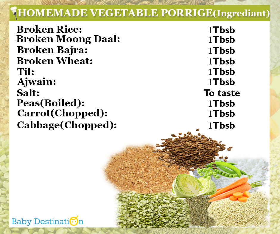 Homemade Vegetable Porridge