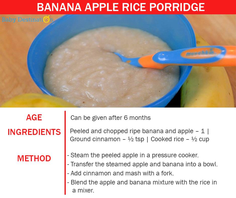 5 Homemade porridge for babies