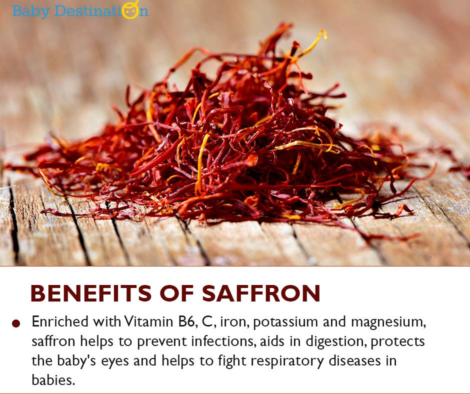 How To Add Saffron In Baby Diet