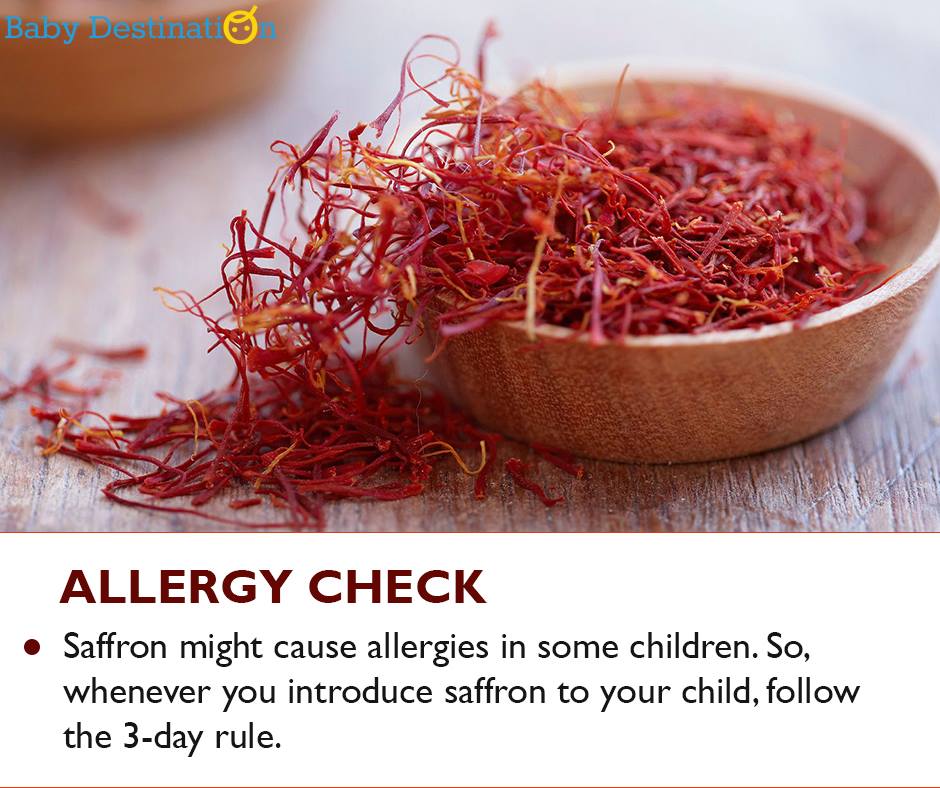 How To Add Saffron In Baby Diet