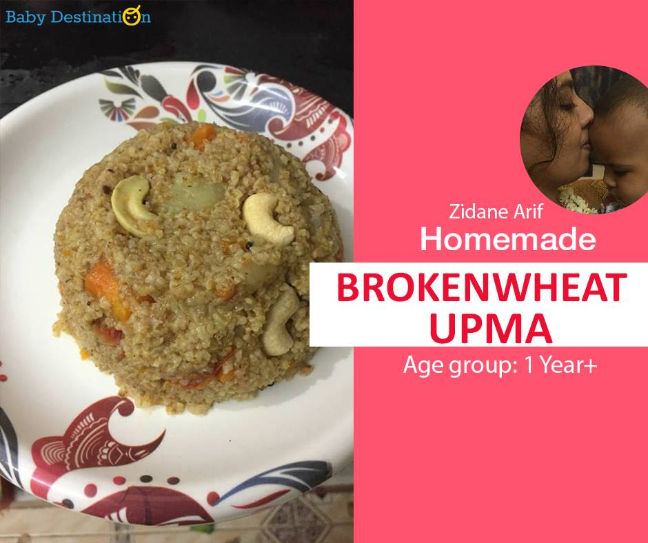 Homemade Brokenwheat Upma