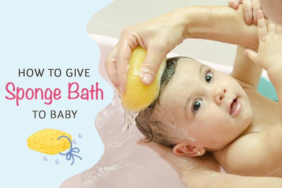 sponge bath for a newborn