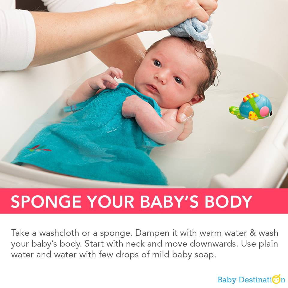 How To Give A Sponge Bath To Your Baby