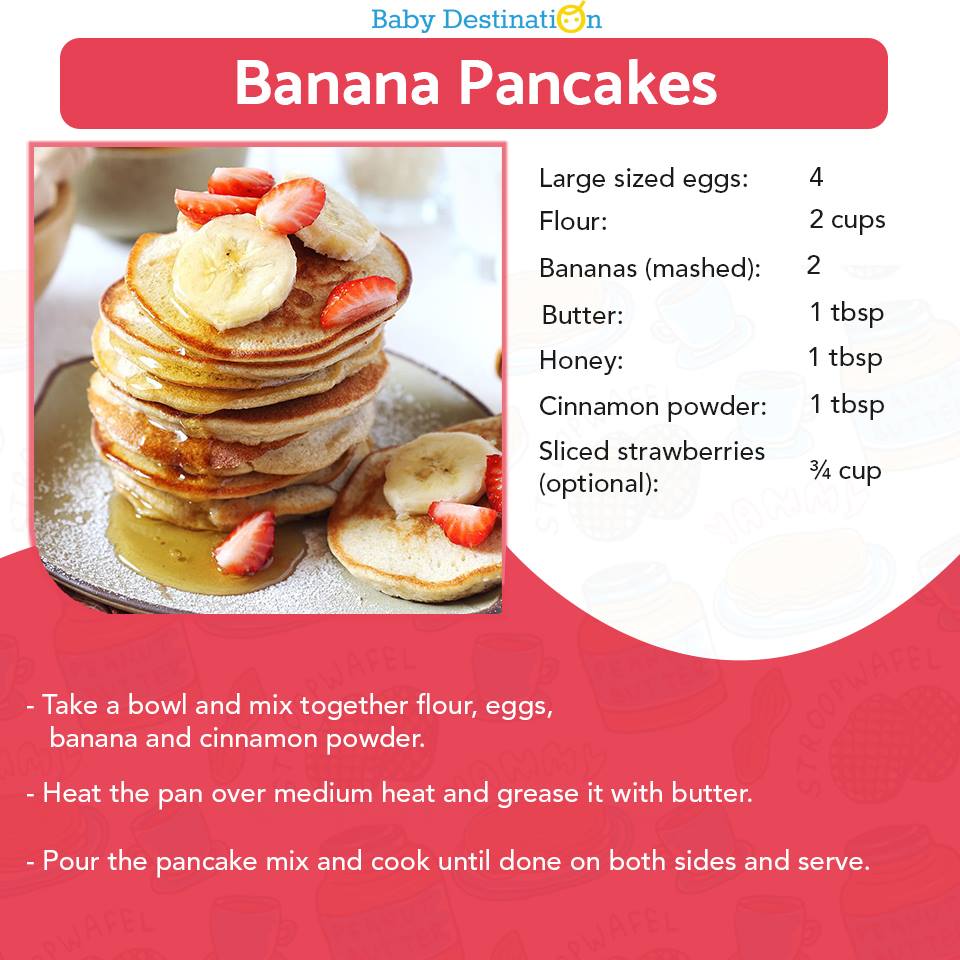 7 Healthy Pancake Recipes for your Kids