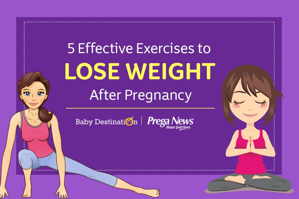 6 most effective Exercises to lose weight after pregnancy