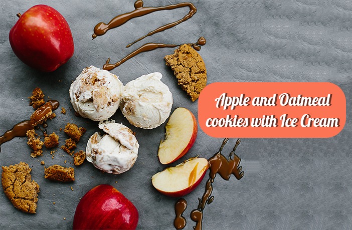 apple and oatmeal cookies
