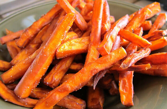 Roasted sweet potato fries